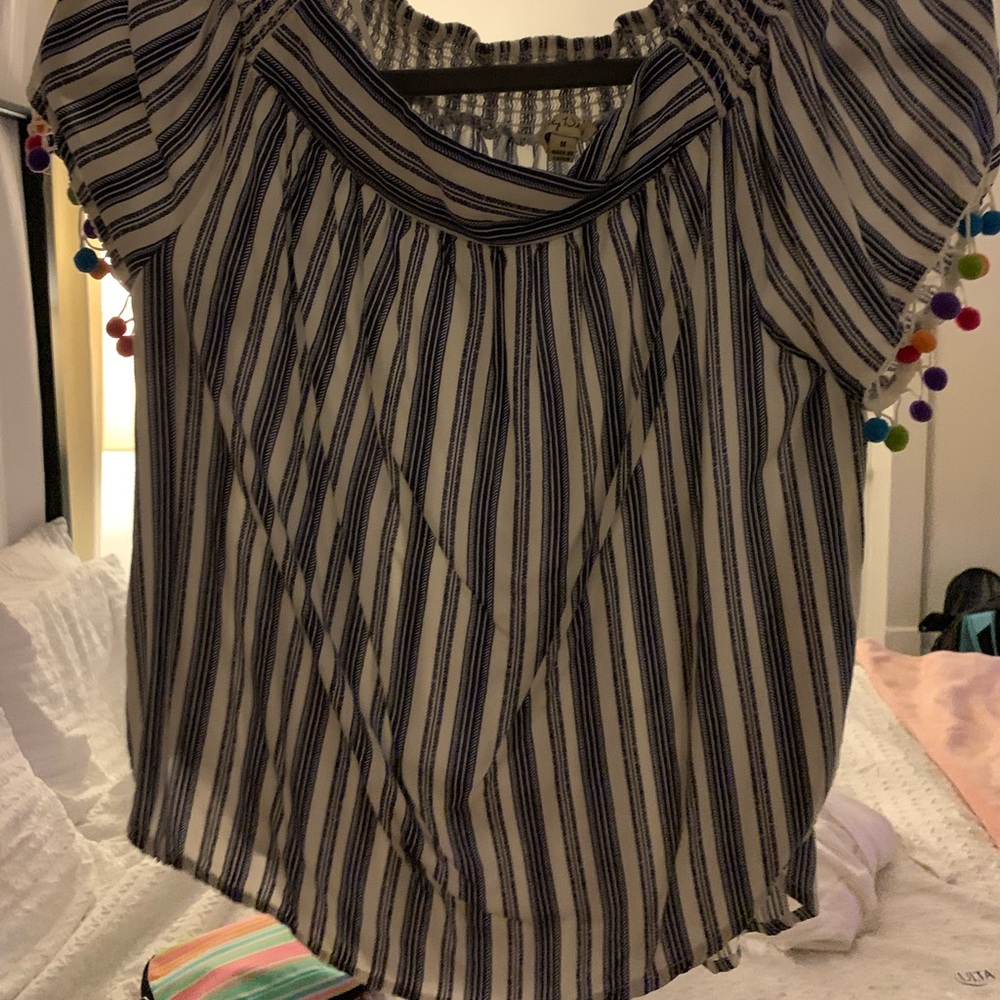 Off the shoulder shirt
